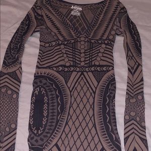 Free people bodycon mini-dress